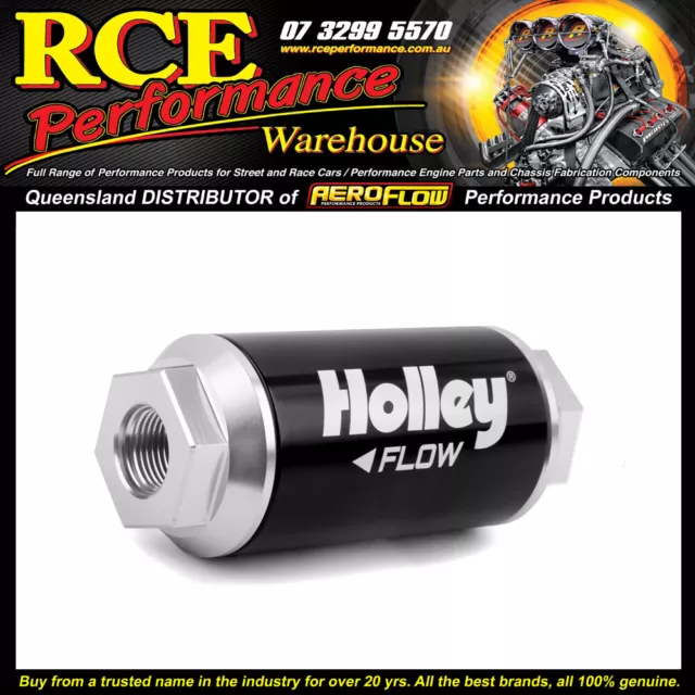 HO 162-564 Holley Billet Fuel Filter 175gph 100µm 8an