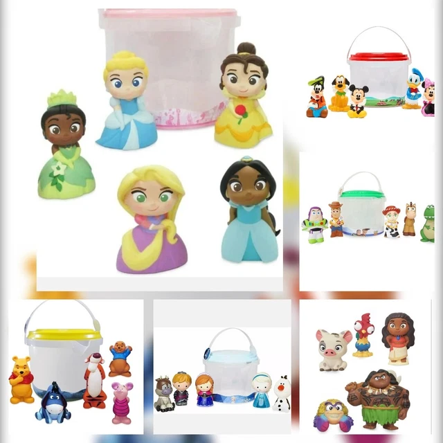 DISNEY STORE PRINCESS Bath Moana Winnie the pooh Cars Frozen Toy Story