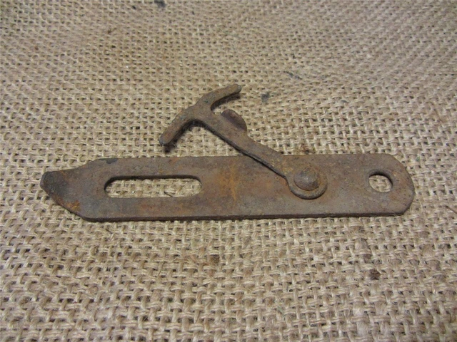 Vintage Handforged Iron Gate Latch Barn Door > Antique Old Primitive Farm 8972