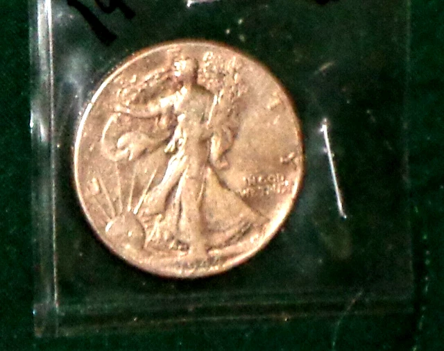 1944 Silver Walking Liberty Half Dollar - Grades "Very Good"