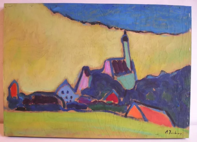 Campanile Bianco Murnau Vecchio Quadro Avanguardia russa Russian avantgarde