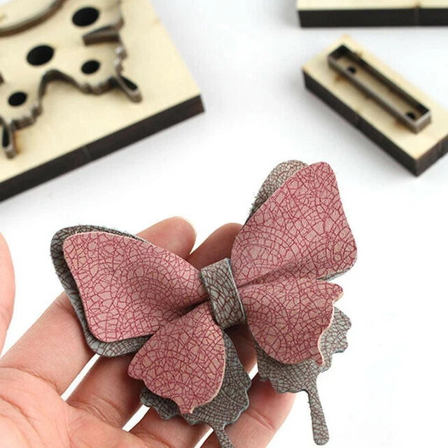 2021 Leather Craft Butterfly stencil Art Template Cutting Mould Tool O9G3
