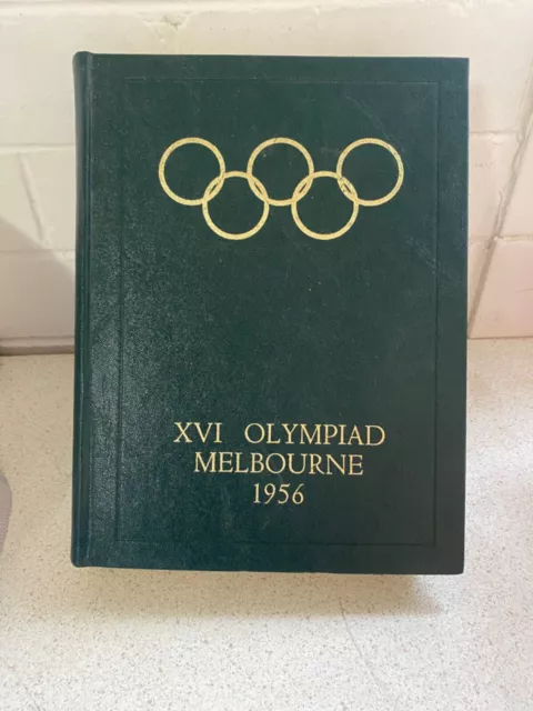 MELBOURNE 1956 OLYMPIC GAMES OFFICIAL REPORT Mint Condition.