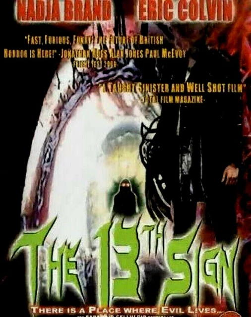 THE 13TH SIGN VHS HORROR Film Nadja Brand Eric Colvin Rare Cult CLASSIC ...