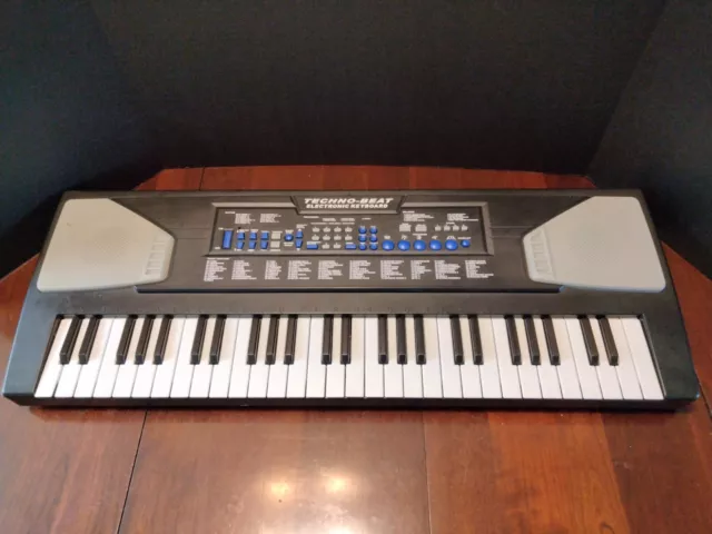 Electronic Keyboard TECHNO-BEAT For Display Or Parts Only Studio Wall Decoration