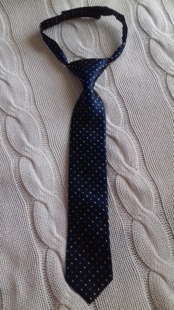 RJR John Rocha Boys Navy Patterned Tie - Age 8