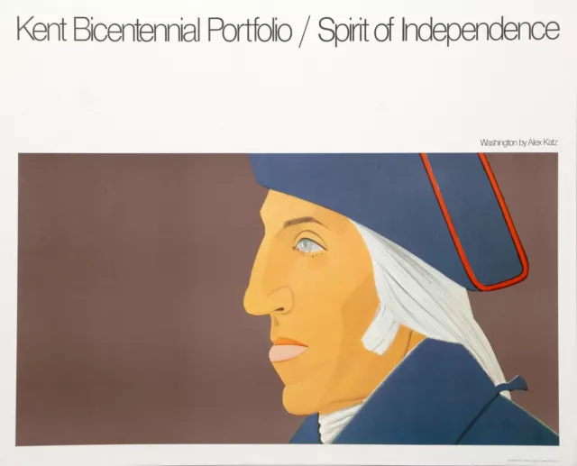 Alex Katz, George Washington - Kent Du Bicentenaire, Affiche