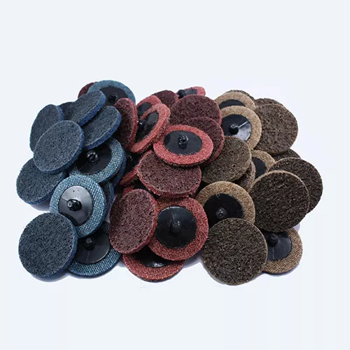 2" Roloc Surface Conditioning Discs - Prep Pads Fine Blue Medium Red Coarse Tan