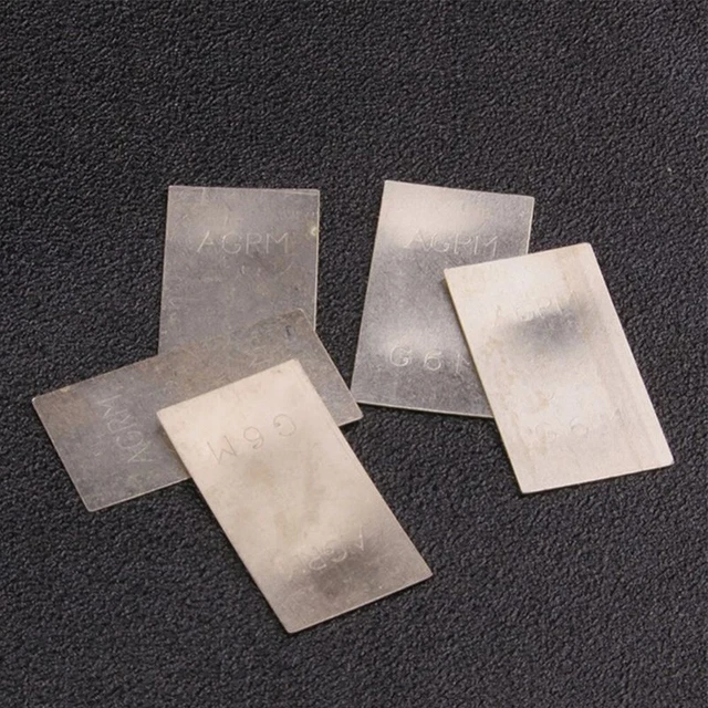 Soudure Drap Argent 1pcs 40x19mmx0.5mm Accessoires Formant Affranchissement