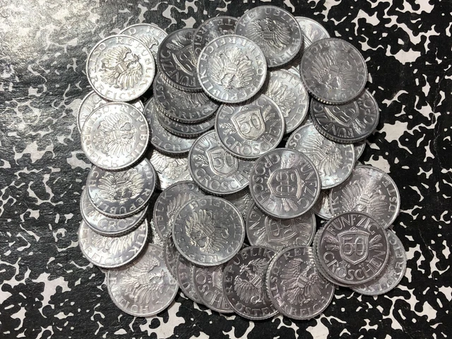 1947 Austria  50 Groschen (Many Available)  (1 Coin Only) Proof! 3
