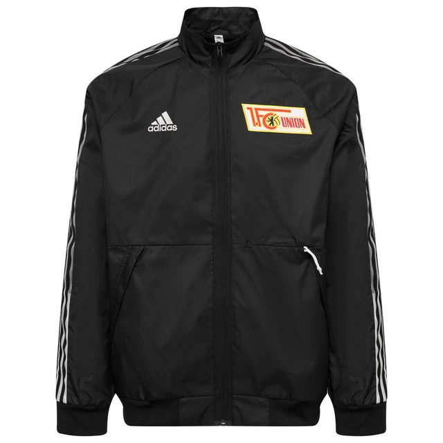 1.FC Union Berlin schwarz Präsentationsjacke Trainingsanzug Top 2021/22 Adidas Brandneu mit Etikett S