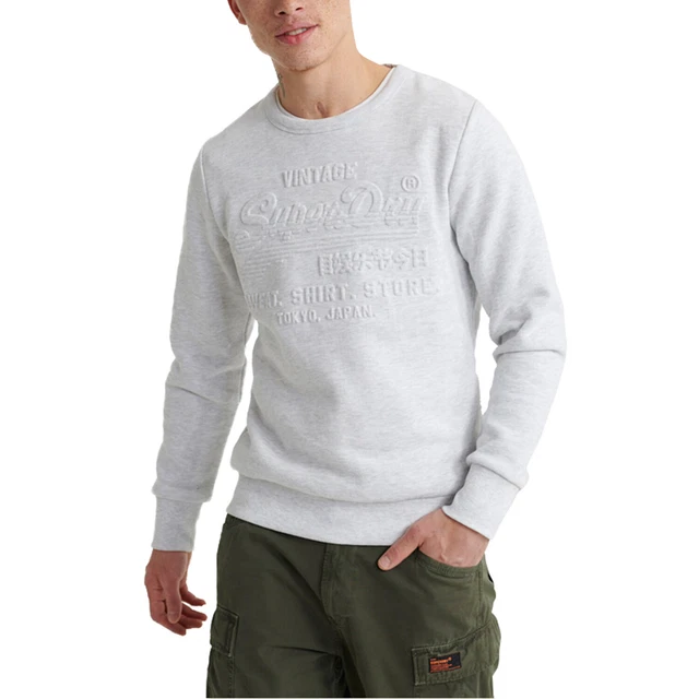 SUPERDRY CREWNECK HERREN TRI CLASSIC CREW Rich Navy Mega Grit EUR ...