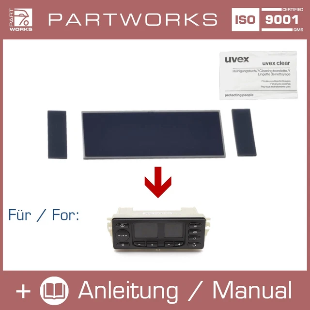 Display Klimabedienteil Für AUDI A3 A4 B5 A6 C6 91-01 Klimasteuerung