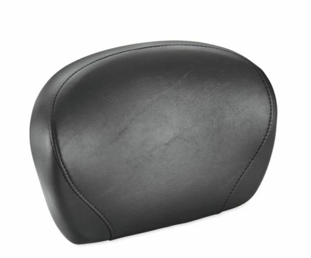 HARLEY PASSENGER BACKREST Sissy Bar Pad Stitch Softail Dyna Sportster