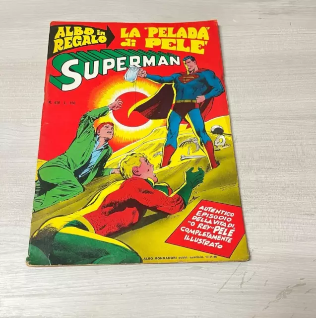 SUPERMAN - Albo MONDADORI N.616 - Del 1968 - originale