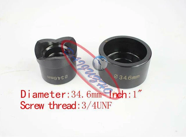 1PCS 34.6mm Hole Tool molds For TPA-8 Hydraulic Knockout Punch Driver