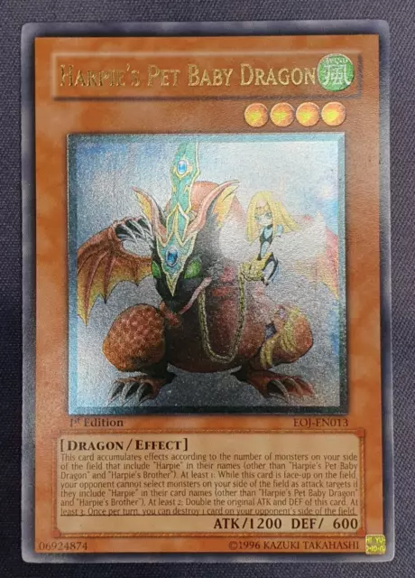 Harpies Pet Baby Dragon 1. Auflage Ultimate EOJ-013 Yugioh Baby Drache Englisch