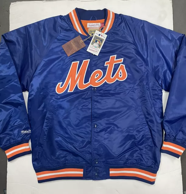 Mitchell & Ness New York Mets Jacket Mlb Retro Bomber New- Size Xl Big