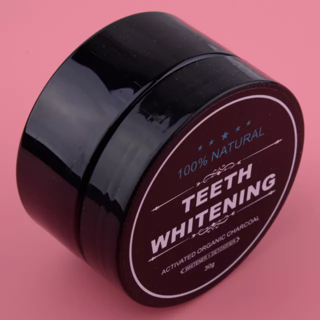 30g Natural Teeth Whitening Powder Activated Charcoal Tooth Polish Toothpaste Nm