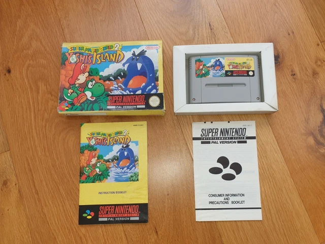 Super Mario World 2 : Yoshi's Island Super Nintendo SNES Boxed Complete PAL