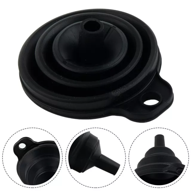 Entonnoir de voiture pliable en silicone pour lavage d'écran et stockage facile