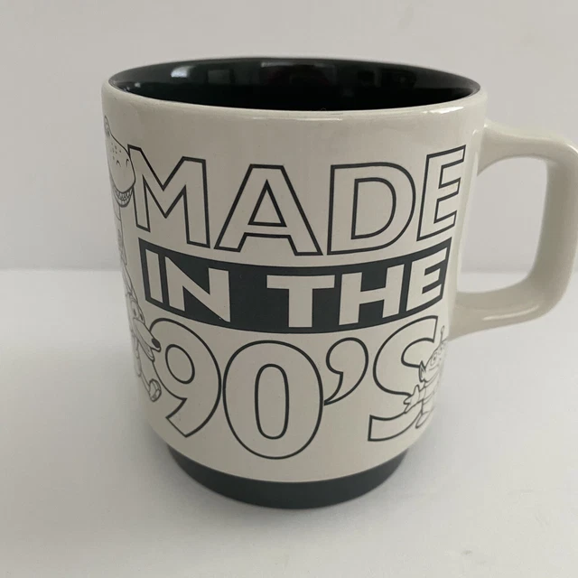 MADE IN THE 90s Disney Pixar 12 Oz mug cup 4 Inch New Toy Story White