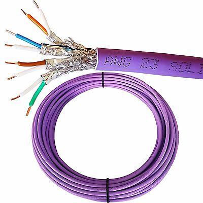 Solido Cat6 CAVO LSZH 305m BOX viola in rame 100% dei dati di rete LAN Ethernet 