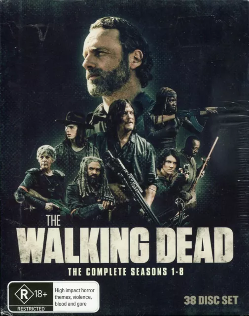 THE WALKING DEAD Complete Seasons 1 8 One to Eight Blu ray NEW