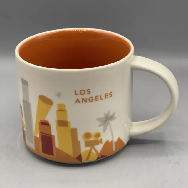 Starbucks Los Angeles Mug YAH Hollywood Movies Coffee Cup You Are Here 14oz