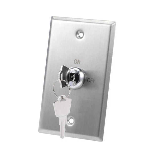 S70KD Access Control Switch Key Switch Lock  On/Off Exit Switch