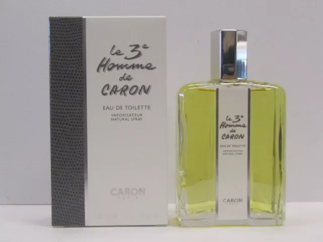 Le 3 Homme de Caron For Men 4.2 oz Eau de Toilette Spray New In Box Sealed