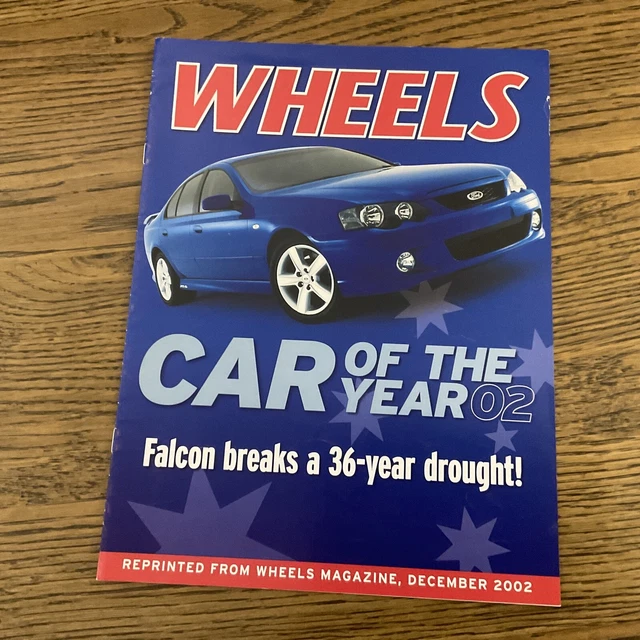 2002 FORD FALCON Bx Xr8 Xr6 Turbo Fairmont Wheels Car Of The Year