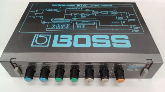 BOSS RCL-10 | Compressor Limiter Vintage Half Rack Signal Processor Pre-Owned