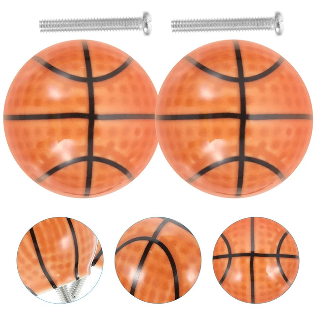 4 Pcs Cupboard Door Handle Basketball Cartoon Cabinet Door Drawer Pulls Wardrobe