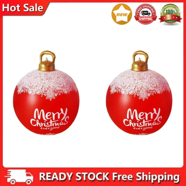 2pcs 60cm Santa Ball, Large Snowman Ball, Versatile Gifts