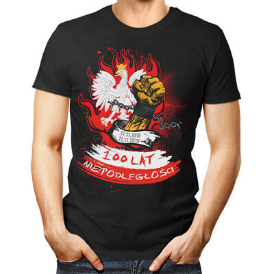 POLSKA POLAND unisex T Shirt - 100 Lat Niepodleglosci - Koszulka Patriotyczna