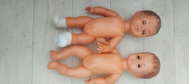 POUPON bébé ancien an 50 caoutchouc 36 cm