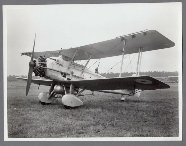 Vickers Vincent Large Vintage Photo Royal Air Force Raf