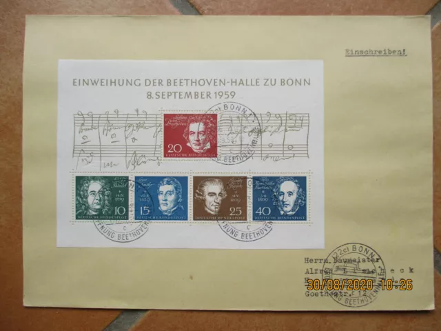 Bund Block 2 auf FDC - ansehen!!!