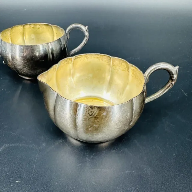 Oneida Community Ltd 612 Sugar and Creamer Set ONEIDA SILVERSMITHS 3