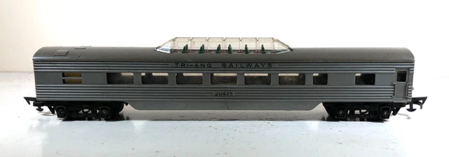 TRI-ANG RAILWAYS R24 / R25 Transcontinental 20425 Observation Coach ...
