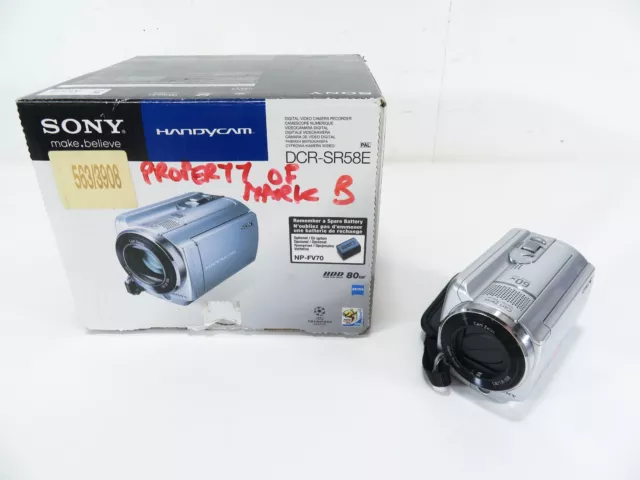 Sony Handycam - DCR-SR58E - Digital - Video Camera - Camcorder - 80GB HDD