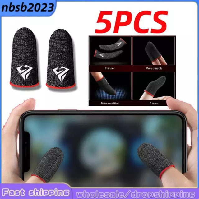 Gaming Finger Sleeve Breathable Fingertips For PUBG Mobile Games Sweatproof Anti
