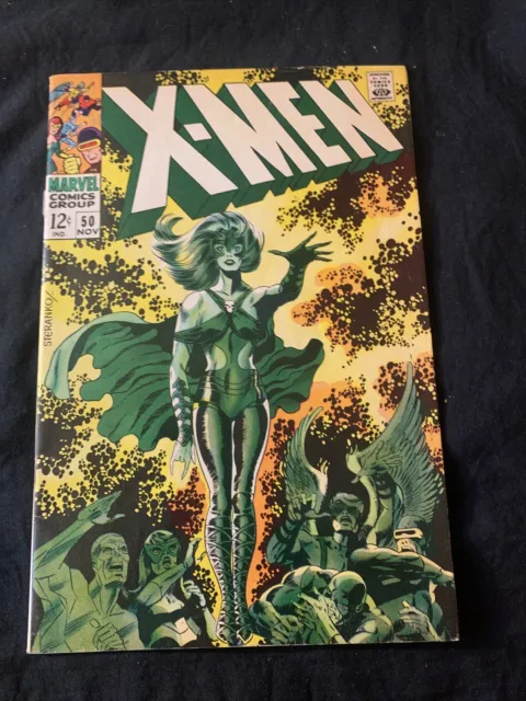 X-Men #50 (1968) 2nd Appearance of Polaris Classic Steranko Cover Clean Copy!!