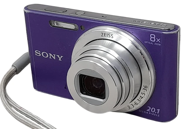 Sony Cyber-shot DSC-W830 – 20,1 MP, Zoom Optique 8x, Compact, Couleur Violet – Occasion