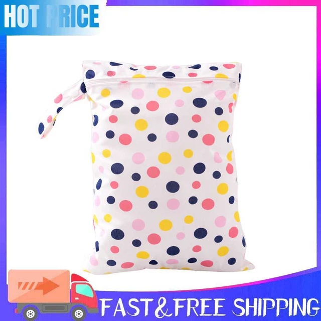 Baby Diaper Bags Character Print Changing Wet Bag Baby Cloth Diapers