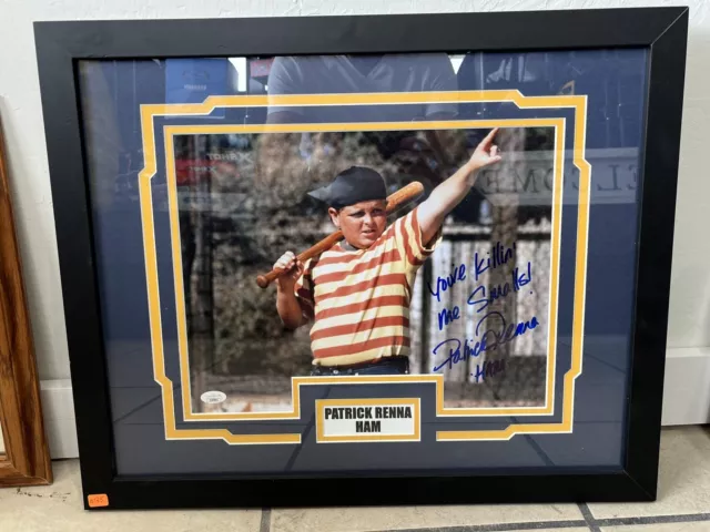 Patrick Renna Signed 11x14 The Sandlot Photo You're Killin Me Smalls Insc JSA