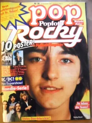 POP ROCKY 20 - 1980 Teens Kate Busch Status Quo Boney M. AC/DC Blondie Bud UDO