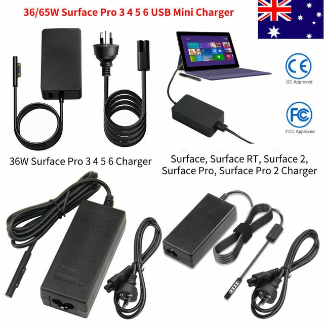 For Microsoft Surface Pro 3 4 5 6 7 X Windows 8 10.6 Tablet Laptop Power Charger