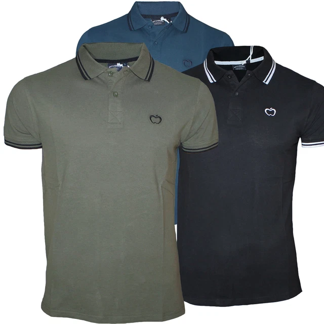 POLO UOMO BACI Abbracci Maglia T-shirt Maniche corte slim casual